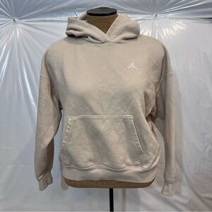 Jordan Brooklyn Fleece Hoodie Sweatshirt Youth XL Light Beige Jumpman D292-XAE,